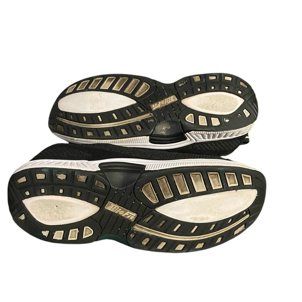 Bio Fit Sneakers Size 7.5 W Black Yellow